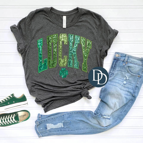 Lucky (Faux Sequins)